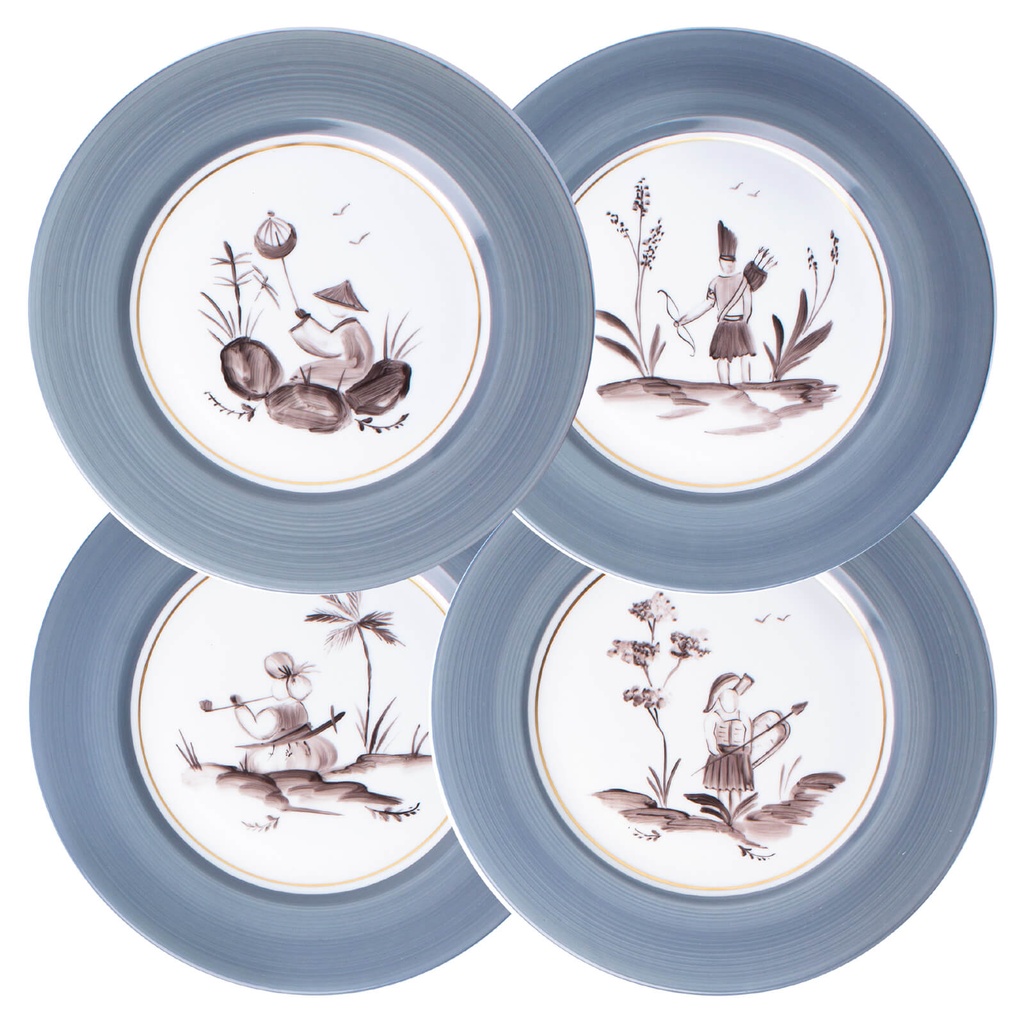 Tasse Déjeuner Droite & Soucoupe BAMBOO CONTINENTS
