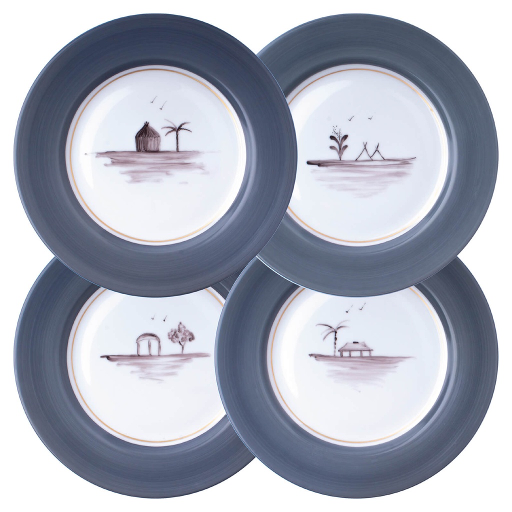 Round Coffee Cup & Saucer BAMBOO VOYAGE