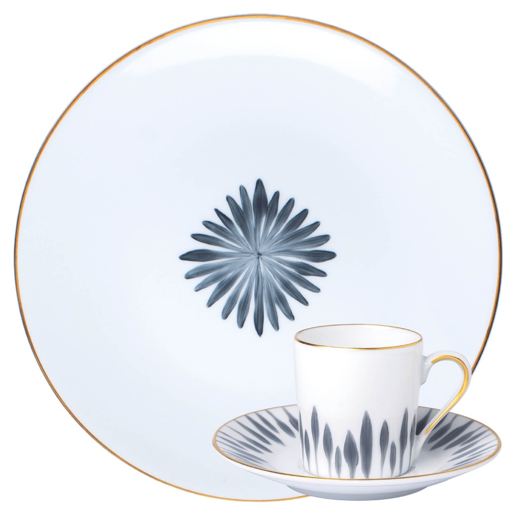 Tasse Déjeuner Droite & Soucoupe ALLÉE DE CYPRÈS 1